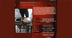 Desktop Screenshot of joecellwaterscience.com
